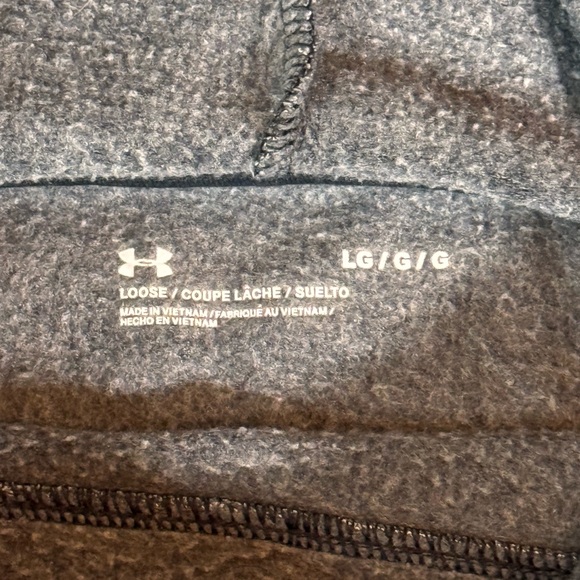 Under Armour Dark Gray Fleece Jacket - Picture 4 of 8